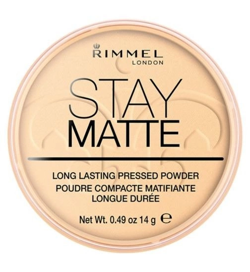 RIMMEL Stay Matte Powder Puder Prasowany 003 Peach Glow 14g