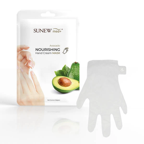 SUNEWMED Nourishing Hand Cream Mask Intensywnie Nawilżająco-odżywcza Maska Do Rąk W Formie Rękawic Avocado 